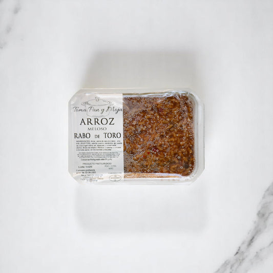Arroz meloso con rabo de toro